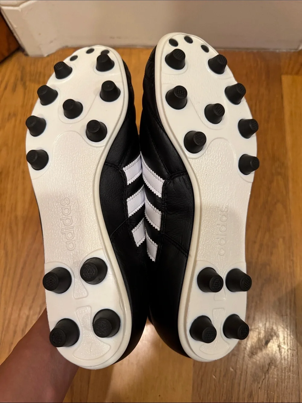 adidas Black & White Copa Mundial soccer cleats. NWT